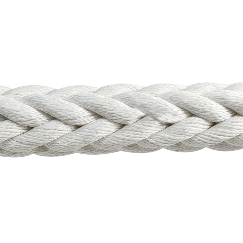 Cuerda de amarre de fibra de poliamida de 12 hebras