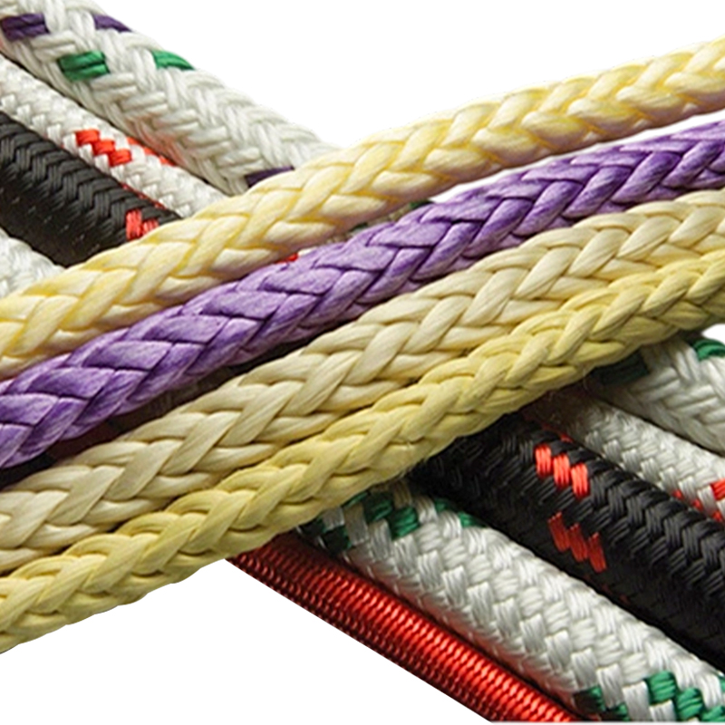 Cuerda de fibra UHMWPE con retroceso reducido