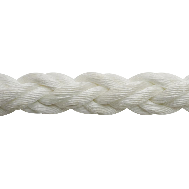 Cuerda de amarre de fibra de poliamida trenzada doble